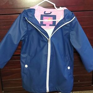 Navy rain coat size 2T